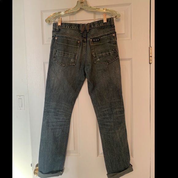Scott&Fox vintage denim blue jeans - Picture 2 of 3